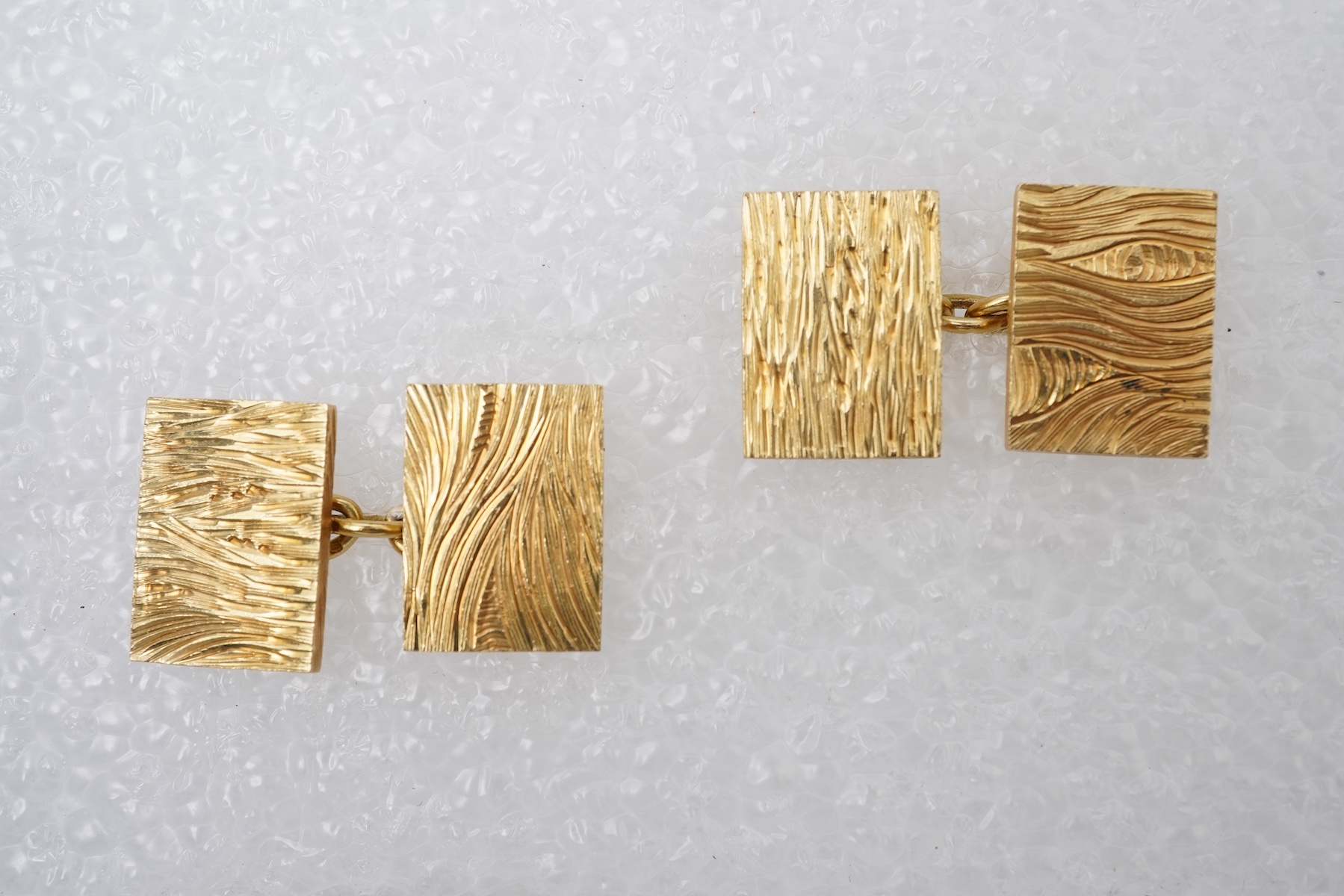 Boucheron, a pair of gold cufflinks, circa 1964